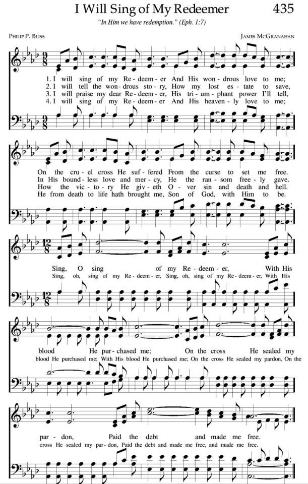 I will sing of my redeemer.jpg